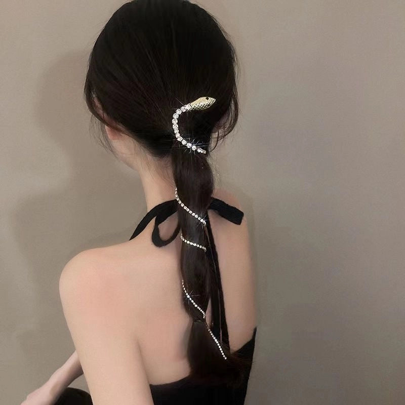 Women's Minimalist Snake Alloy Plating Hair Clip