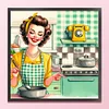 Kitchen Housewife-11CT Stamped Cross Stitch 50*50cm/19.69*19.69in