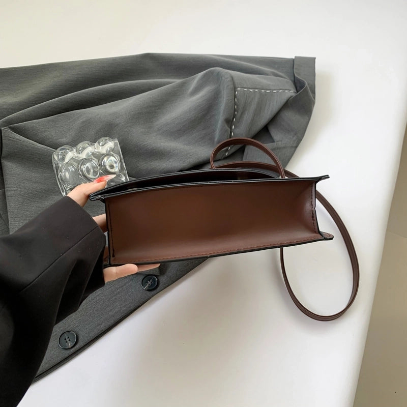 Crocodile Pattern Bag Women’s Handbag Personalized Pu Shoulder Messenger Bag