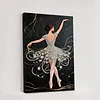 DIY Pearl Painting Ballet Girl for Home Wall Decor with Frame(40*30cm)