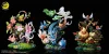 Natural Series Flareon & Cyndaquil & Dedenne & Fletchling - Pokemon Resin Statue - Moon Shadow Studios