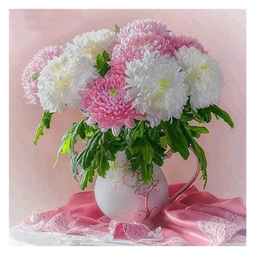 Flower - Partial Drill - Diamond Painting(30*30cm)