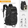 25L Taktischer Rucksack Milit&auml;r Daypack Wasserdicht MOLLE Reiserucksack Bundeswehr Wanderrucksack Trekkingrucksack Angelrucksack f&uuml;r Herren Damen Sport Radfahren Outdoor Camping