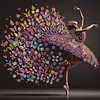 Diamond Painting-DIY Crystal Rhinestone  Color Butterfly Ballerina