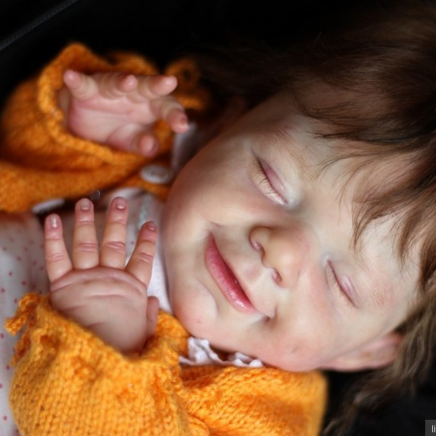 Realistic 20'' Handmade Reborns  Remington Reborn Baby Doll Girl- Lifelike Baby