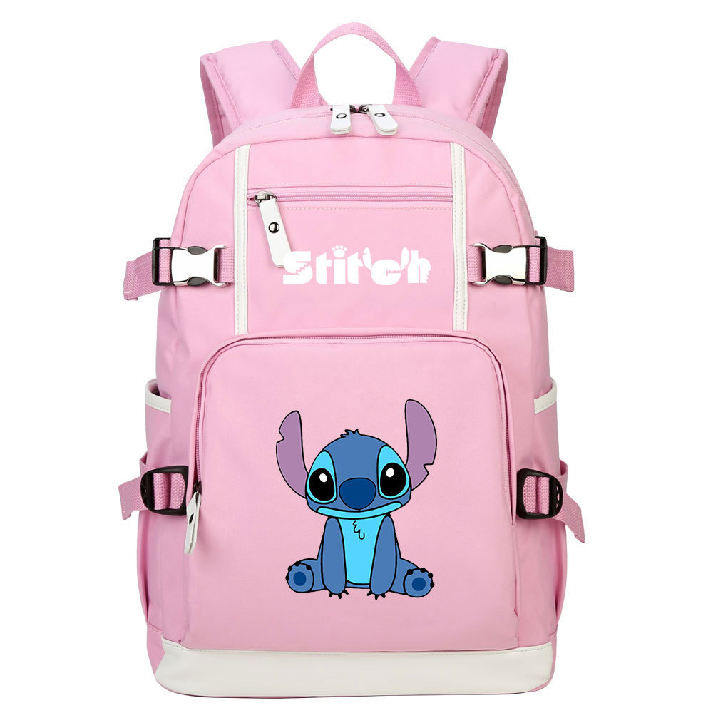 Lilo & Stitch Backpack with 15-Inch Laptop Compartment and Multiple Pockets - Perfect for Kids and Fans!-Mayoulove