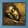 Diamond Painting -DIY Round Drill Golden Buddha Statue(40x40cm)