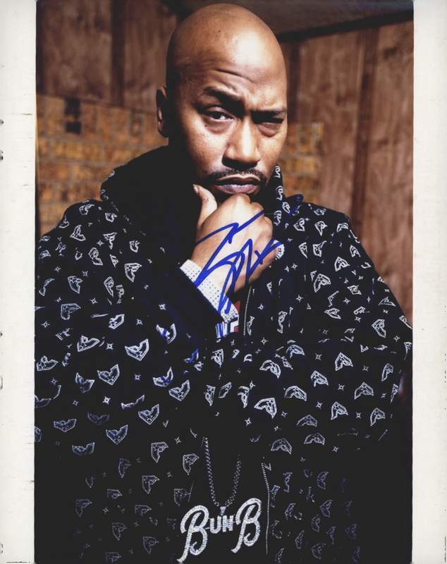 UGK Bun B Signed authentic signed rap 8x10 Photo Poster painting W/Certificate Autographed A0114