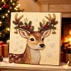 DIY Pearl Painting - Handmade Self - Adhesive Pearls - Chirstmas Deer