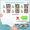 6PCS DIY Diamond Art Greeting Cards Xmas Atmosphere Congratulations Cards & Gift