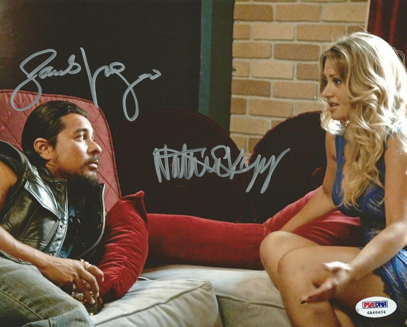 Jacob Vargas Natalie Skyy Signed 8x10 Photo Poster painting PSA/DNA COA Sons of Anarchy Picture