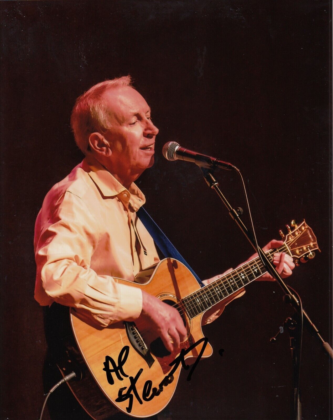 Al Stewart #1 8x10 Signed Photo Poster painting w/ COA Singer 031019