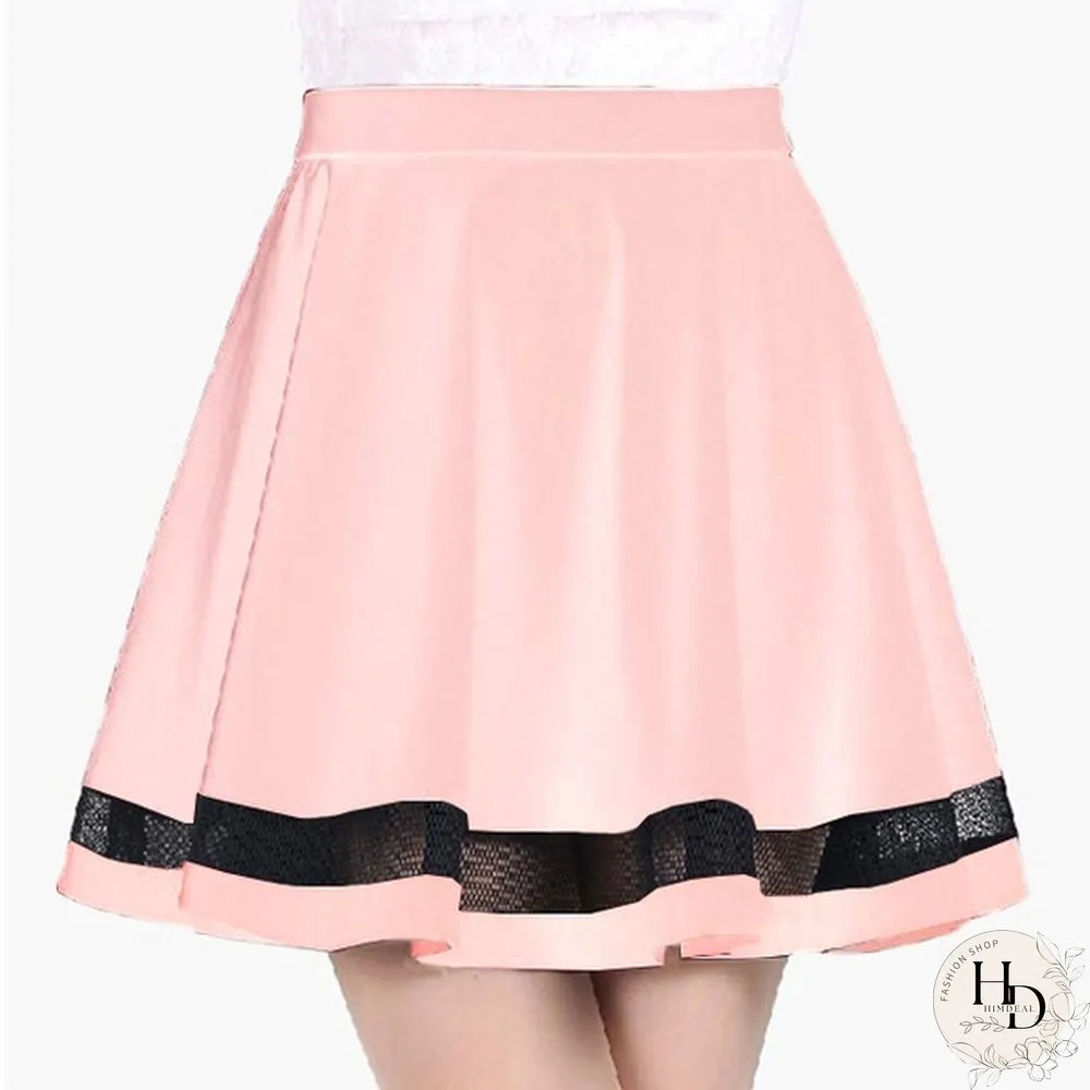 Summer Style Womens Skirt Elastic Falda Ladies Midi Sexy Girls Mini Pleated Skirts