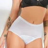 High Waist Leak Proof Ice Silk Panties Plus Size L-5XL