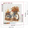 Diamond Painting -5D Full Round Drill Vintage Bicycle Bouquet
