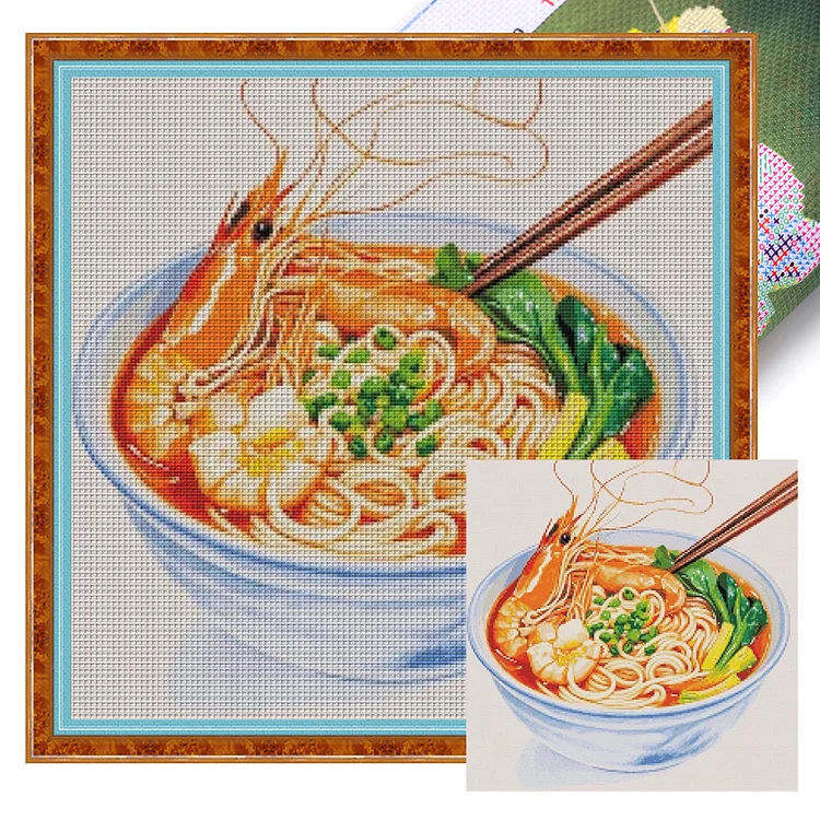 『Fairy Brand』Food - 14CT Stamped Eco-Friendly Cotton Thread Cross Stitch(50*50cm)