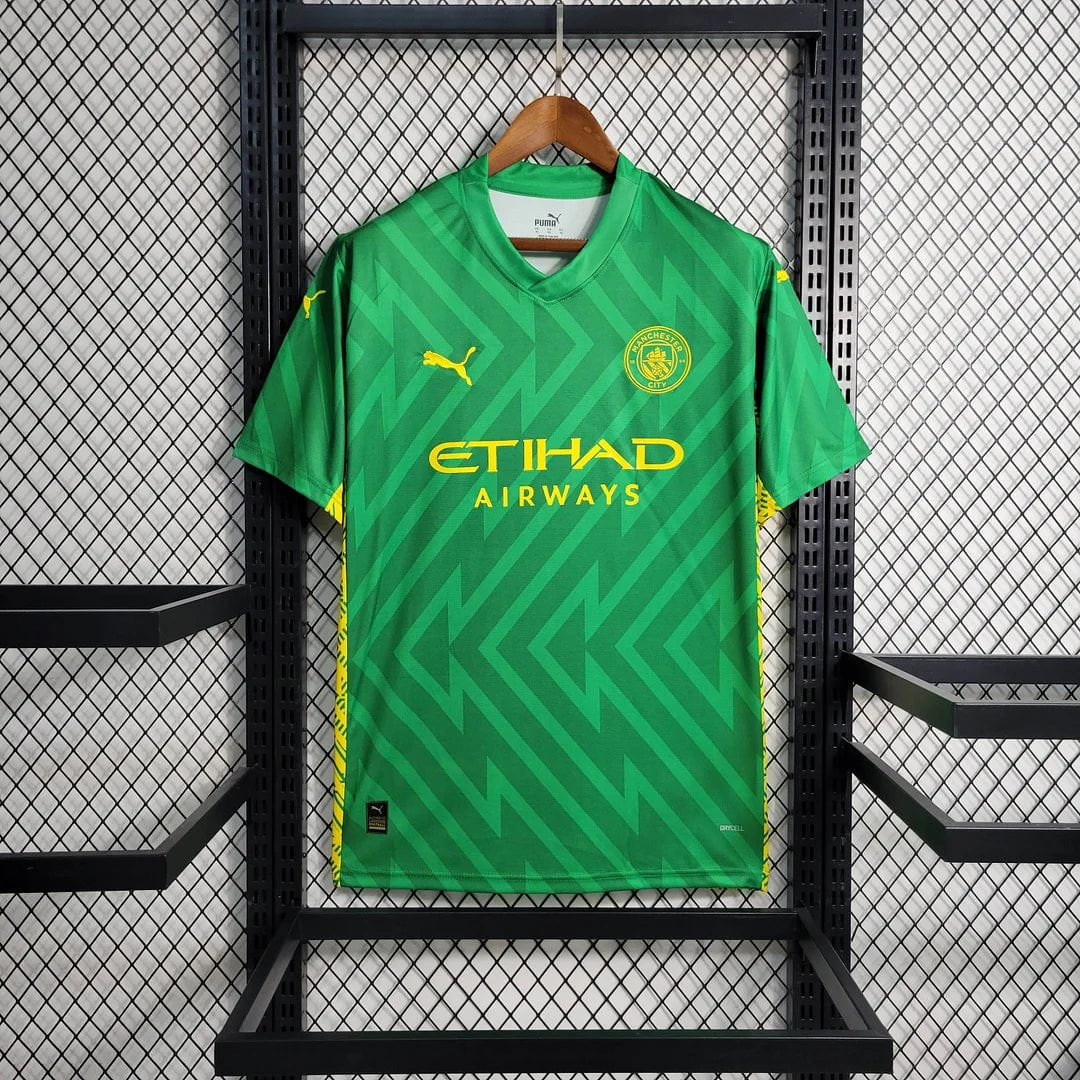 2023/2024 Manchester City Goalkeeper Green Football Shirt 1:1 Thai Quality mysite