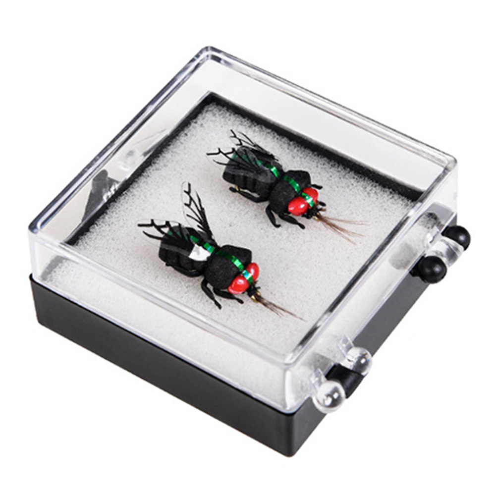 

2pcs LEO Topwater False Bait with Fishhook Fishing Lure Bionic Fly Jig Hook, 501 Original