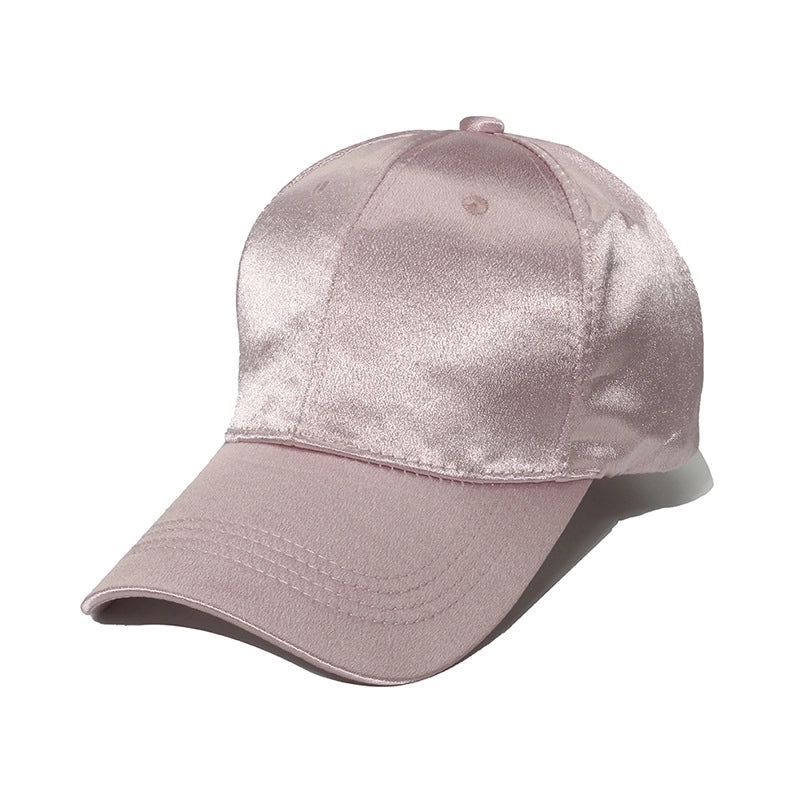 Women’s Casual Solid Color Curved Eaves Baseball Cap