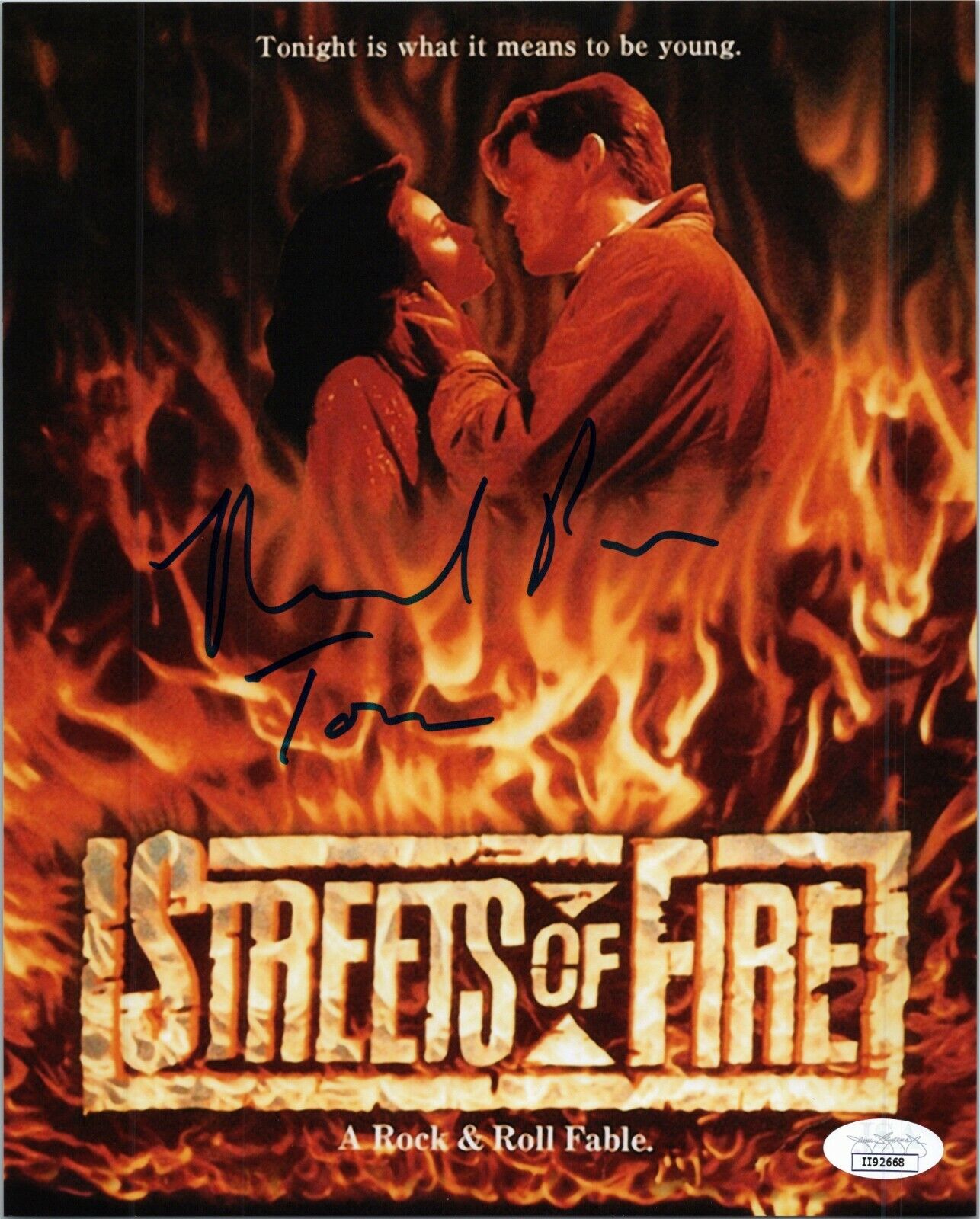 ~~ MICHAEL PARE Authentic Hand-Signed Streets of Fire