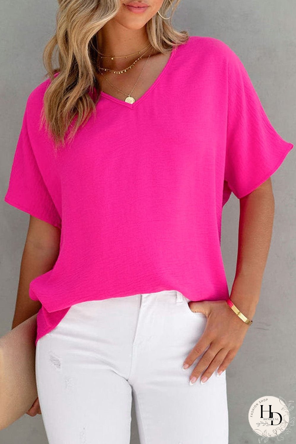 Versatile Pink Top