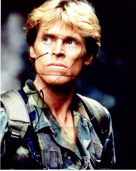 Willem Dafoe Signed - Autographed Clear and Present Danger 8x10 inch Photo Poster painting