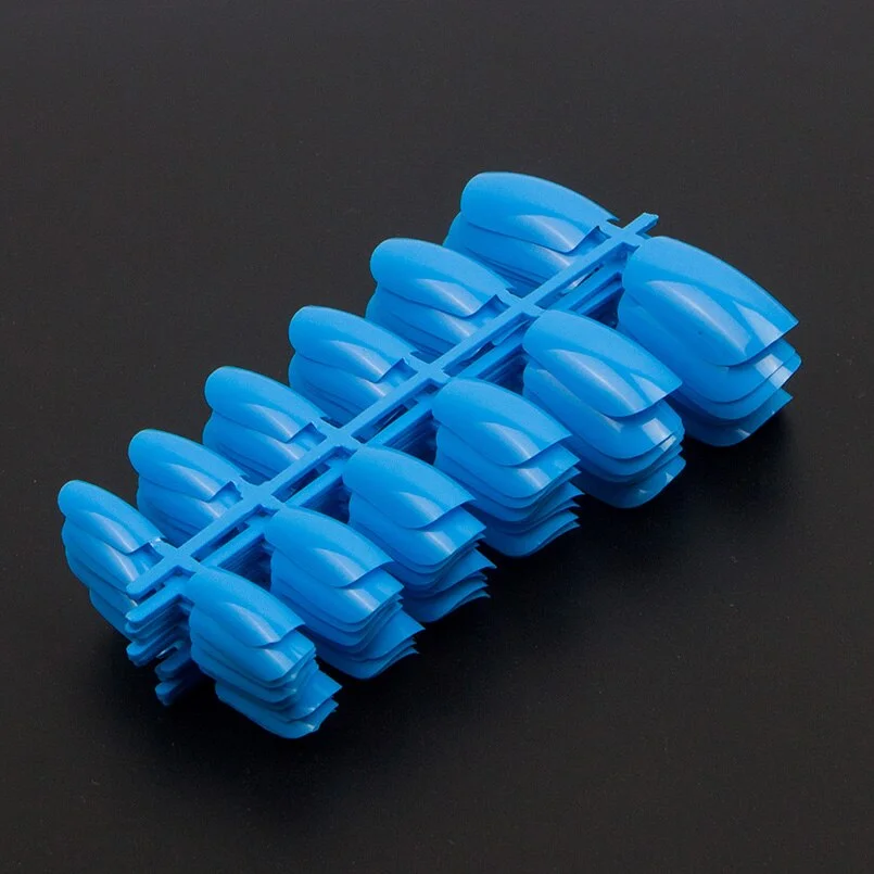 120pcs/packet Acrylic Fake Nail Tips Full Cover Square False Nail Tips  10 Sizes Size 5 And 6 Doubled For French Nail Art Tips-Nail Inspo