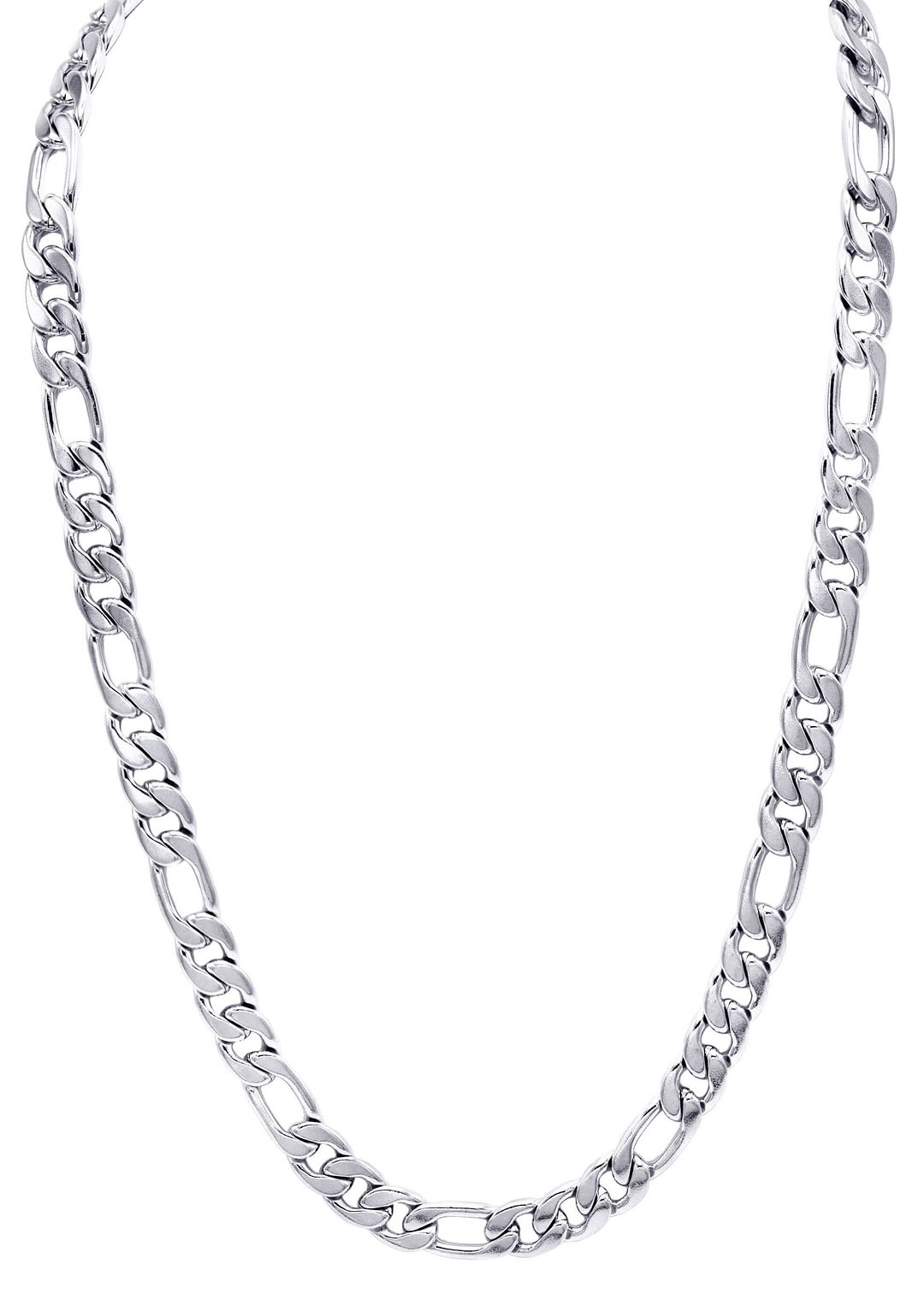 5MM 7MM 9MM Gold/Silver Figaro Chain Hiphop Jewelry Mens Necklace-VESSFUL