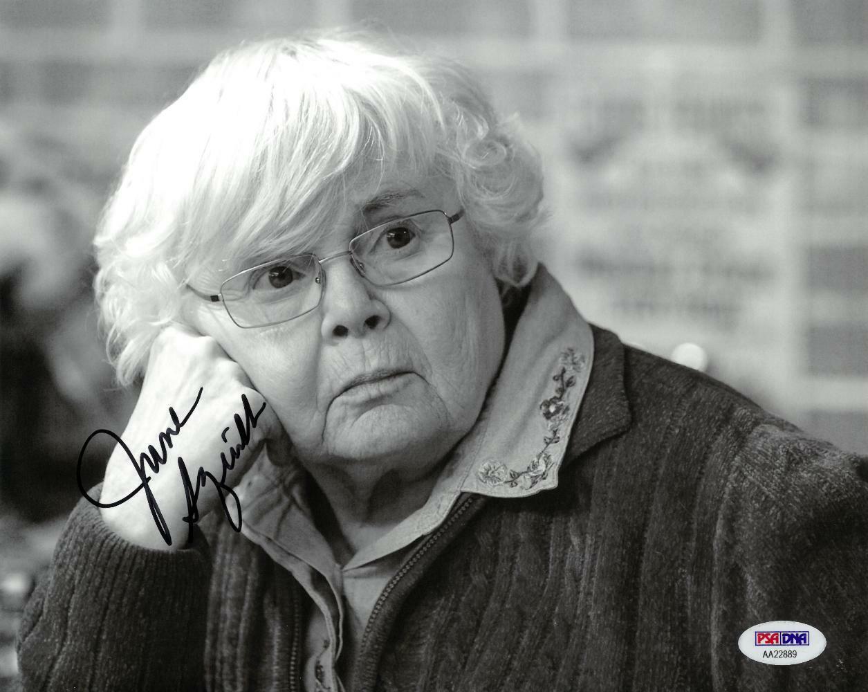 June Squibb Signed Nebraska Authentic Autographed 8x10 B/W Photo Poster painting PSA/DNA#AA22889