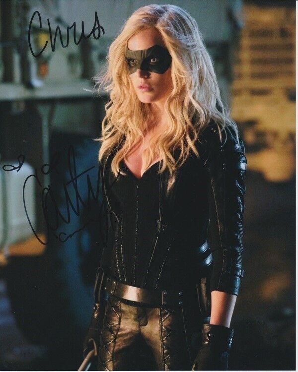 CAITY LOTZ Autographed Signed ARROW SARA LANCE CANARY Photo Poster paintinggraph - To Chris