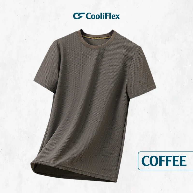 CooliFlex - Breathable Ice Silk Waffle Weave T-shirt 