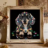 Jewel Puppy-Partial Special Shaped Diamond Painting 30*30CM