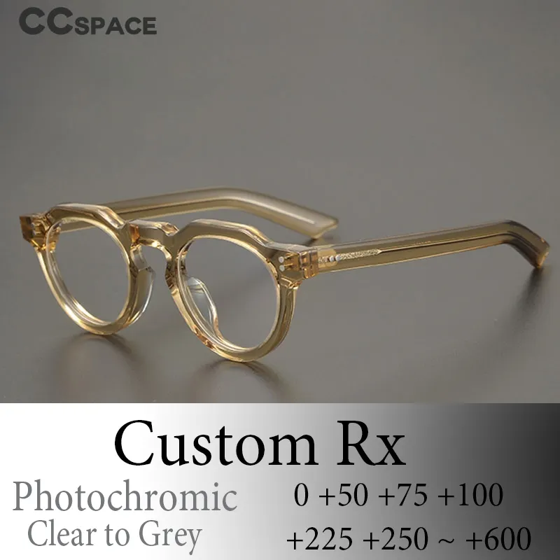 Carelon Rx Retro P55464 Vintage Round Acetate Photochromic Reading Glasses Optical ...