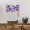 Wooden Butterfly Flower Special Shape Diamond Painting Hanging Hooks for Decor