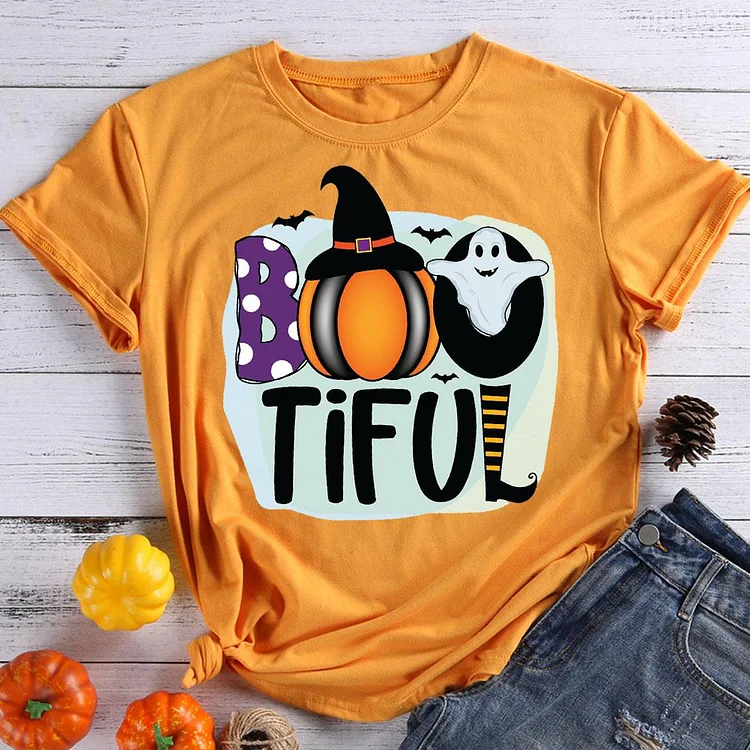 Boo tiful Halloween T-Shirt Tee -07877