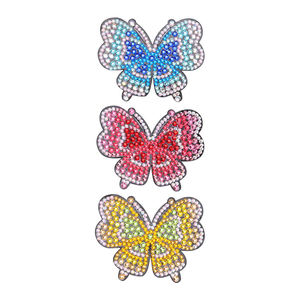 

3pcs Butterfly Hairpin-DIY Creative Diamond Fashion Accessories, 501 Original