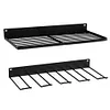 2Pcs Wall Mount Power Tool Storage Holder for Workshop Garage (Upper Lower)