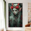 (40*70cm)Girl - Full Round Drill Diamond Painting