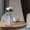Vase Mandala En Bois-Ornement De Bricolage