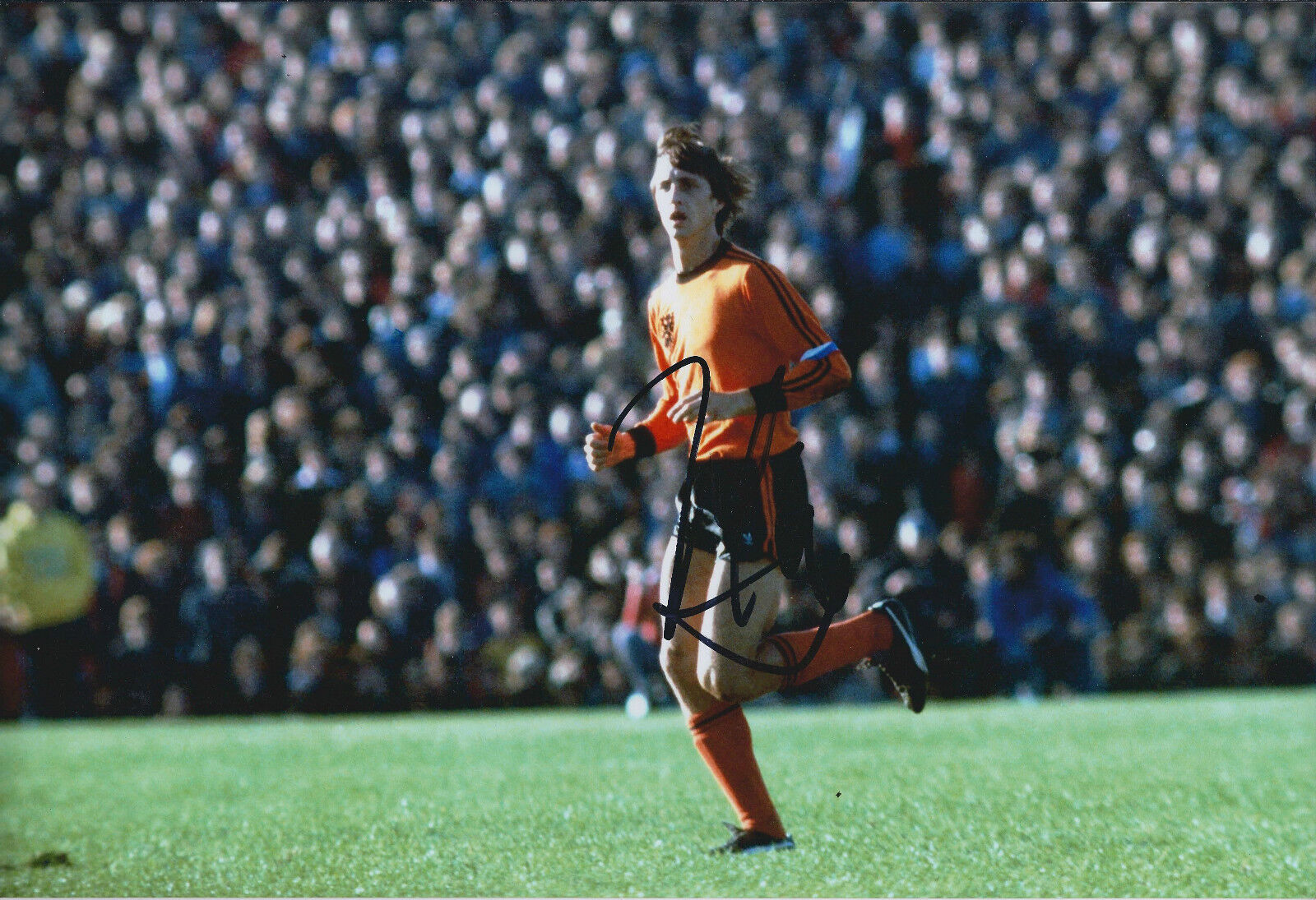 Johan CRUYFF Signed Autograph 12x8 Photo Poster painting AFTAL COA Holland Dutch Total Football