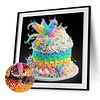 Cakes Desserts - Crystal Rhinestone Diamond Painting