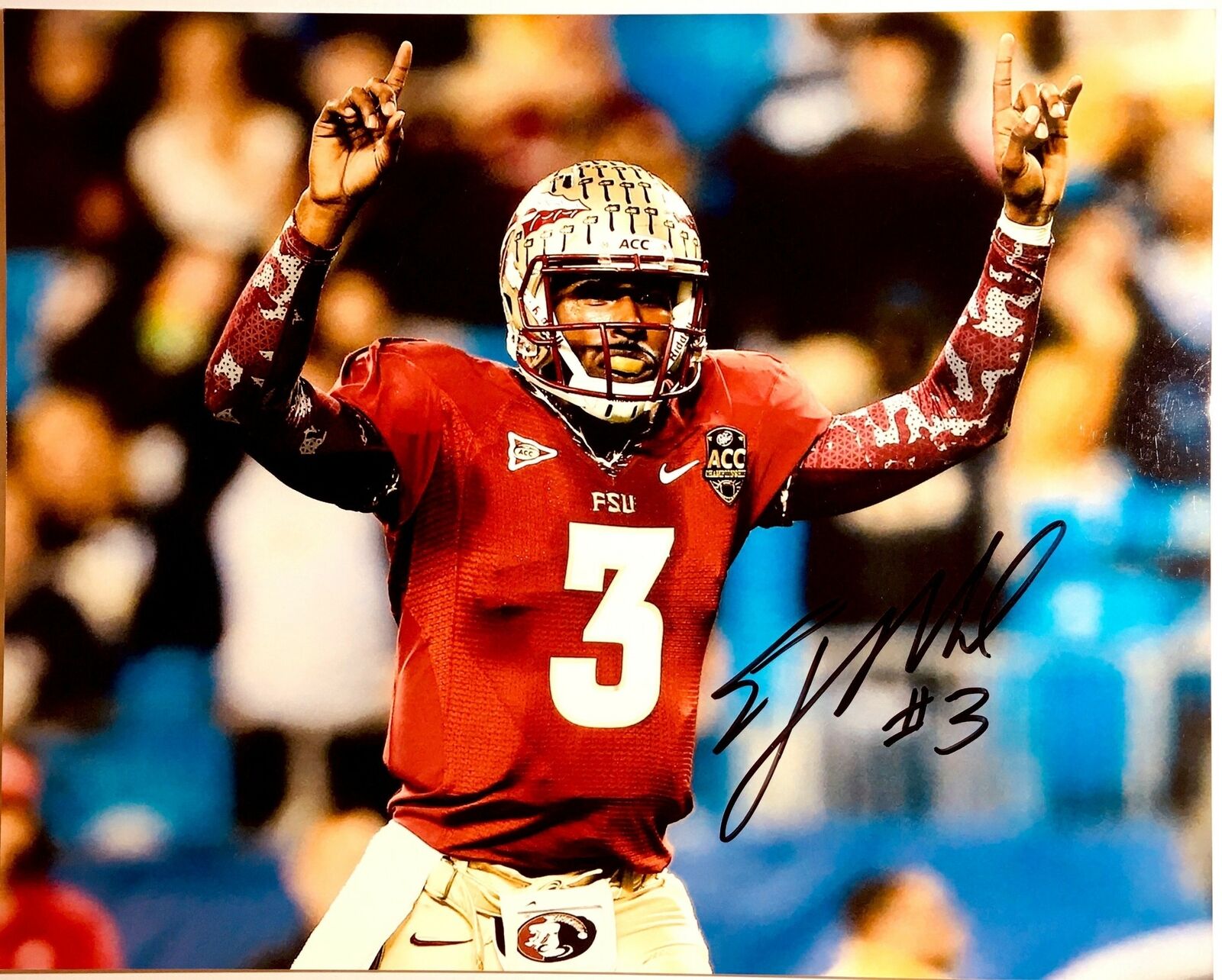 EJ Manuel Signed 8x10 Photo Poster painting Florida State Seminoles Auto Autograph