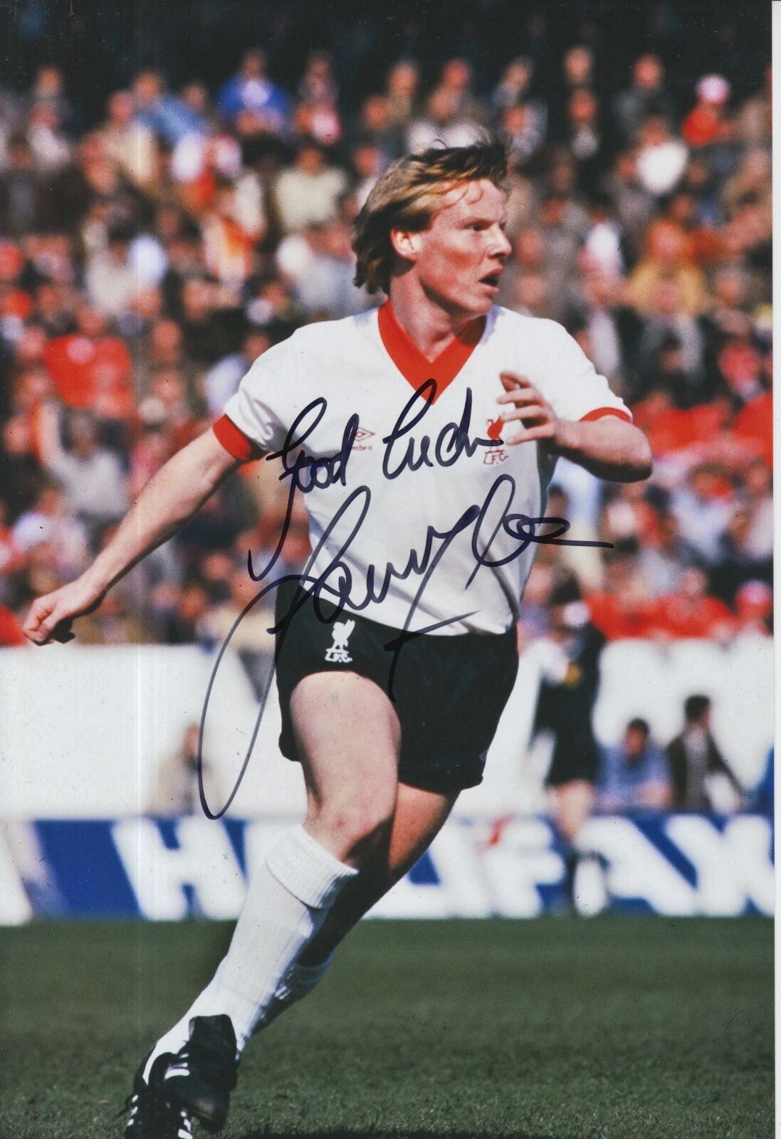 Liverpool Hand Signed Sammy Lee Photo Poster painting 12x8.