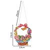 DIY Diamond Hanging Wreath Home Decor Kit | Flower Basket