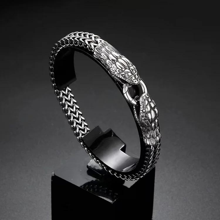 Double-headed Snake Personalized Braided Bracelet