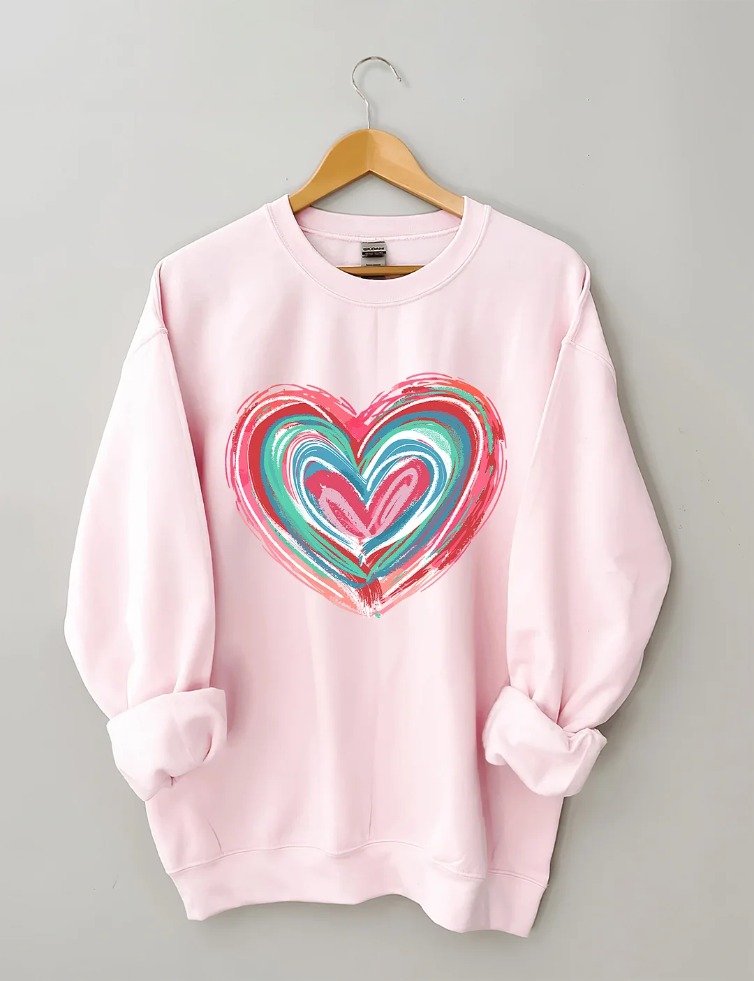 Valentines Day Heart Sweatshirt