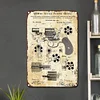Revolver Patent Drawing - Metal Tin Signs(8*12Inch/12*16Inch)