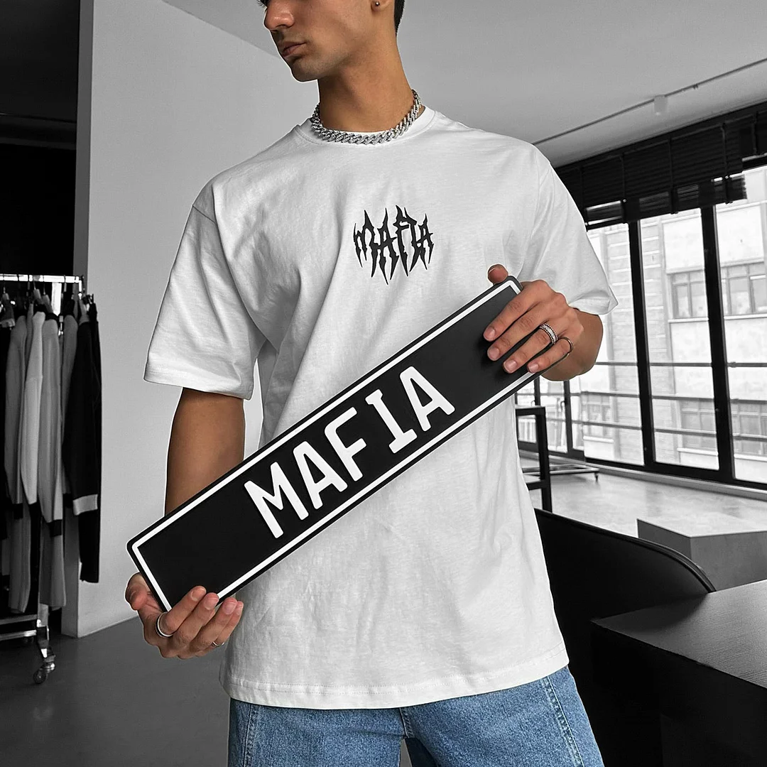 Oversized Mafia Tribal T-shirt