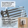 Intelligent Electric Towel Rack Drying Bathroom Heating Sterilizer Home Bathroom Punch-Free Bath Towel Rack Storage Rack