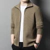 2024 New Men's Wool Zipper Versatile Lapel Casual Jacket